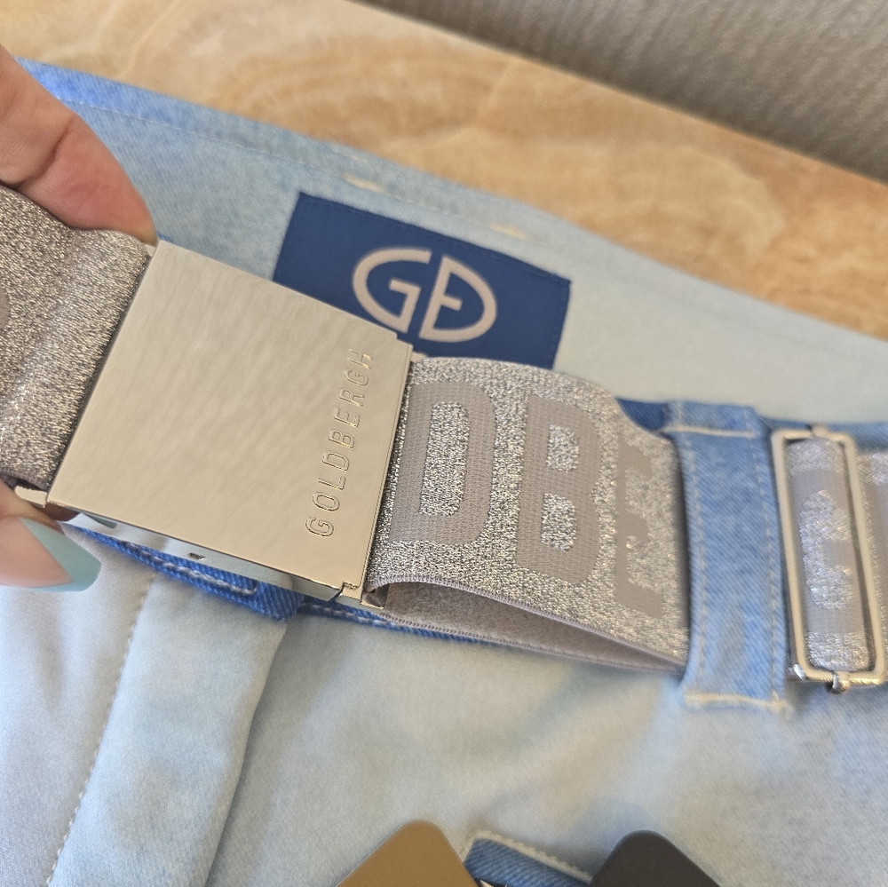 Goldbergh Blanchi Ski Pants Denim Jeans Blue Ciel Goldbergh Blue Ski Pants - Picture 3 of 16